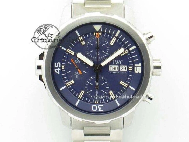 MIROTIME 0219 HighQuality Pilot Chrono 377714 “Le Petit Prince” ZF Best Edition Blue Dial On Brown Leather Strap A 7309